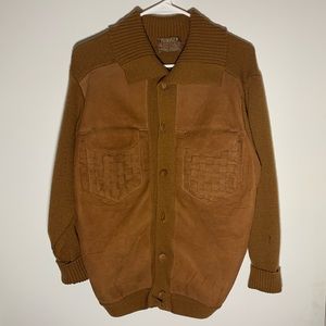 Tundra collared wool cardigan